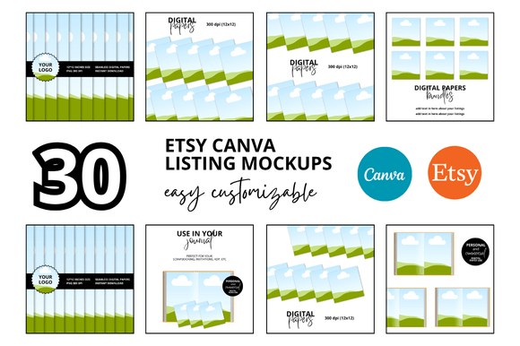 30 Journal Pages Etsy Mockups Templates: Elevate Your Shop