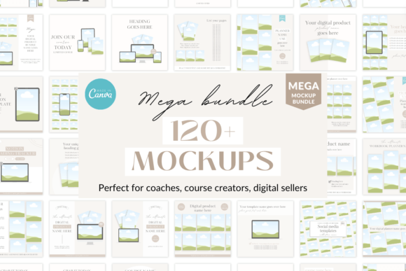 Canva Mockup Bundle: Your All-in-One Digital Toolkit