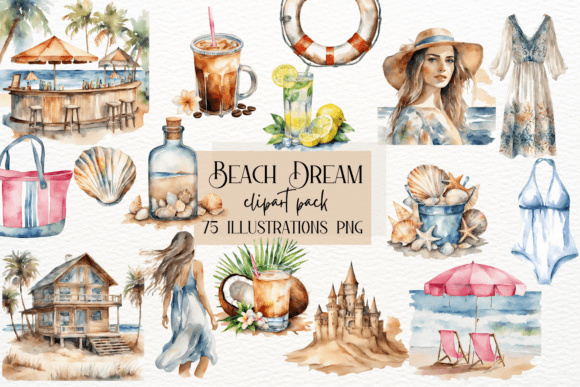 Dive Into Creativity: Beach, Ocean, and Summer Clipart
