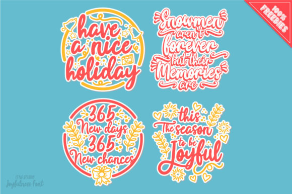 Elevate Your Projects with Free Design Assets from Joyfulness Font