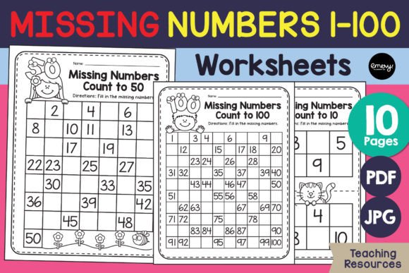 Fill in the Missing Number Worksheets: The Ultimate Guide